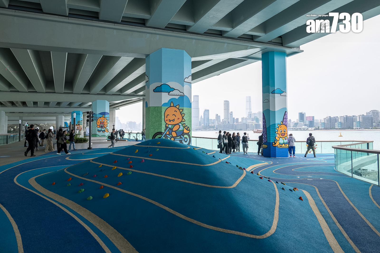 北角東岸板道西段周日開放。(林靄怡攝)