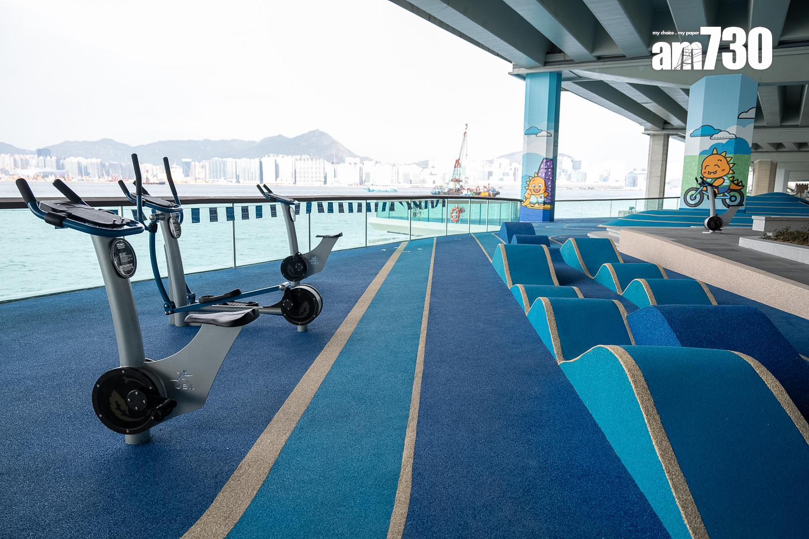 北角東岸板道西段周日開放。(林靄怡攝)