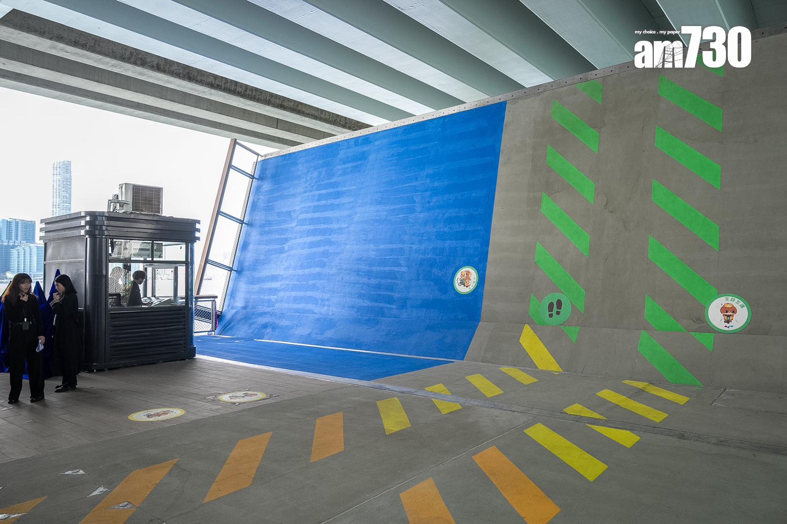 北角東岸板道西段周日開放。(林靄怡攝)