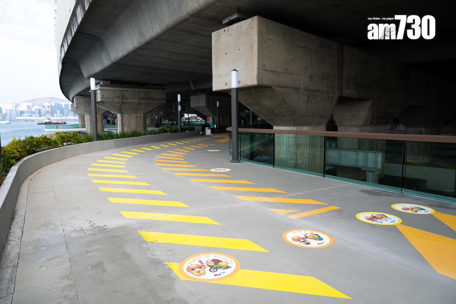 北角東岸板道西段周日開放。(林靄怡攝)