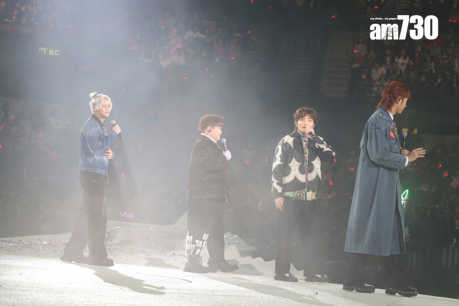 陳慧嫻演唱會請來ERROR擔任嘉賓。(吳康琦攝)