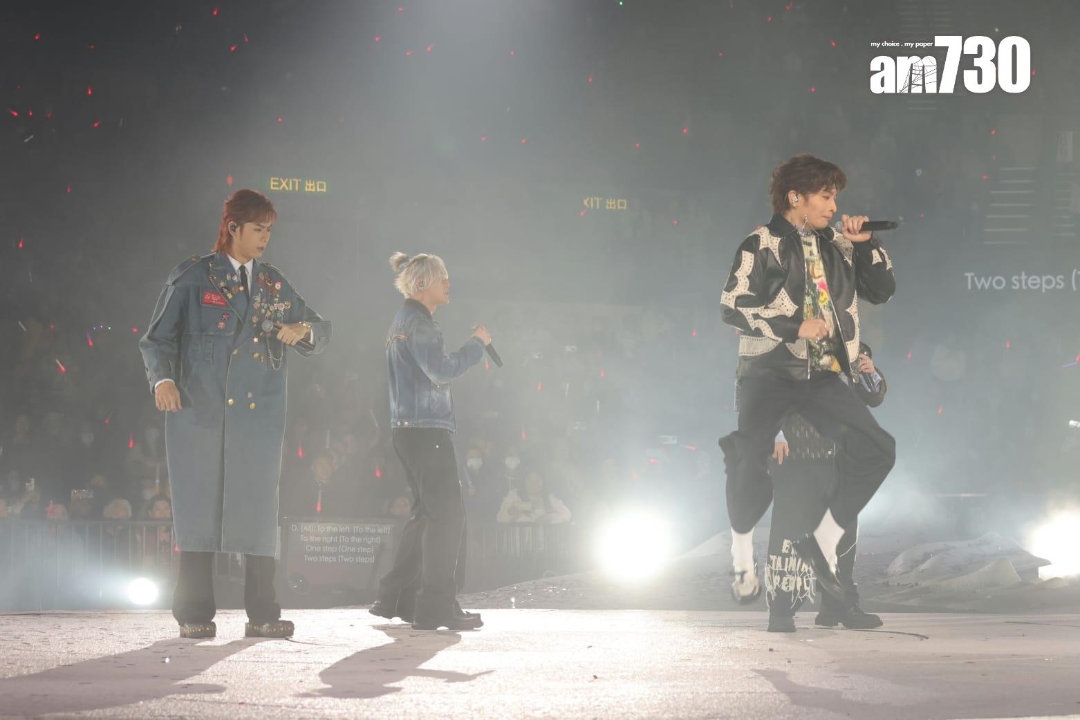 陳慧嫻演唱會請來ERROR擔任嘉賓。(吳康琦攝)