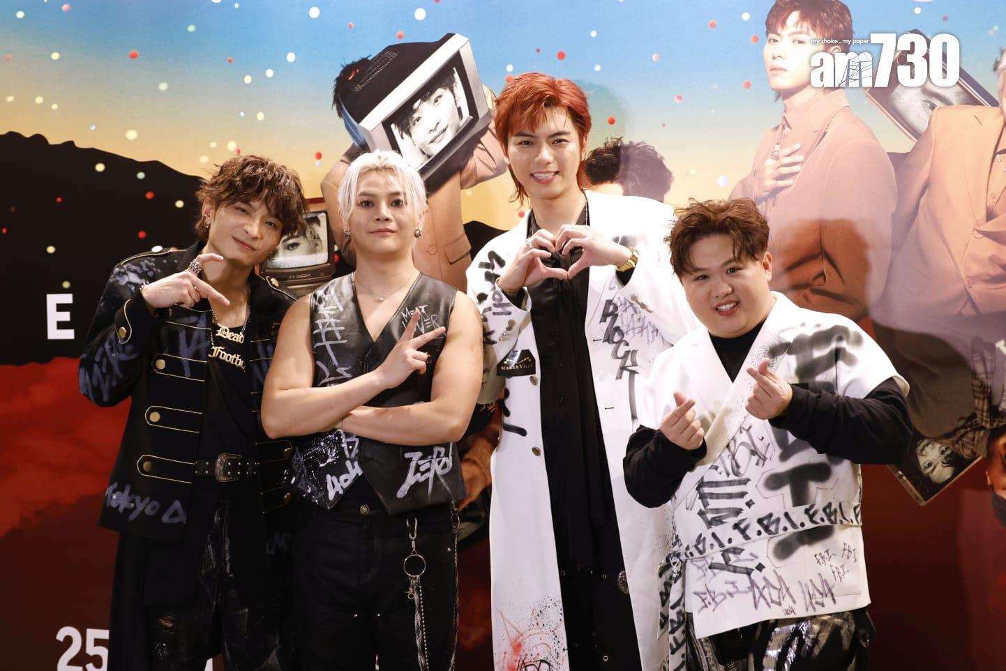 ERROR完成《ERROR “WHAT’S GOING WRONG??” 2025》演唱會,於後台接受訪問。(林俊源攝)