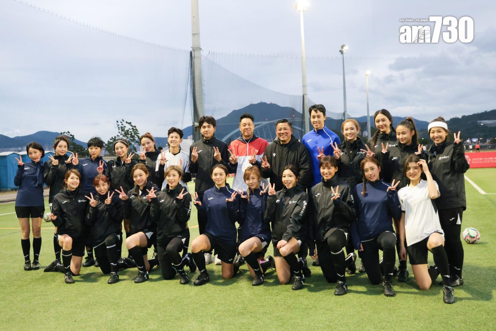 《足球女將》探班活動。(吳康琦攝)