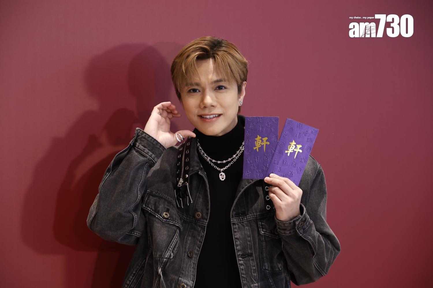 張敬軒出席《農曆新年賽馬日》活動。(林俊源攝)