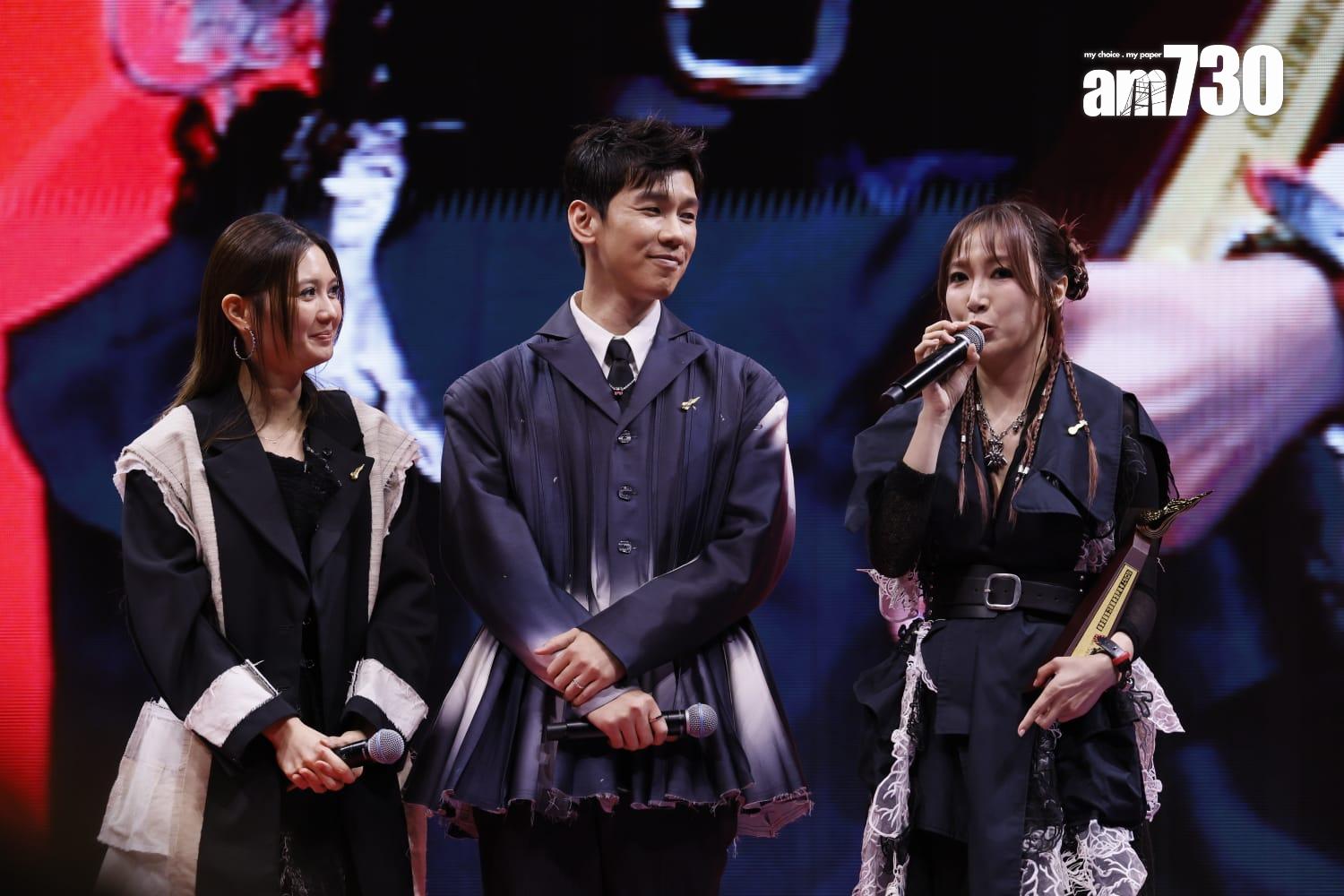 葉巧琳含淚多謝老公,自爆原來已婚。 (蘇文傑攝)