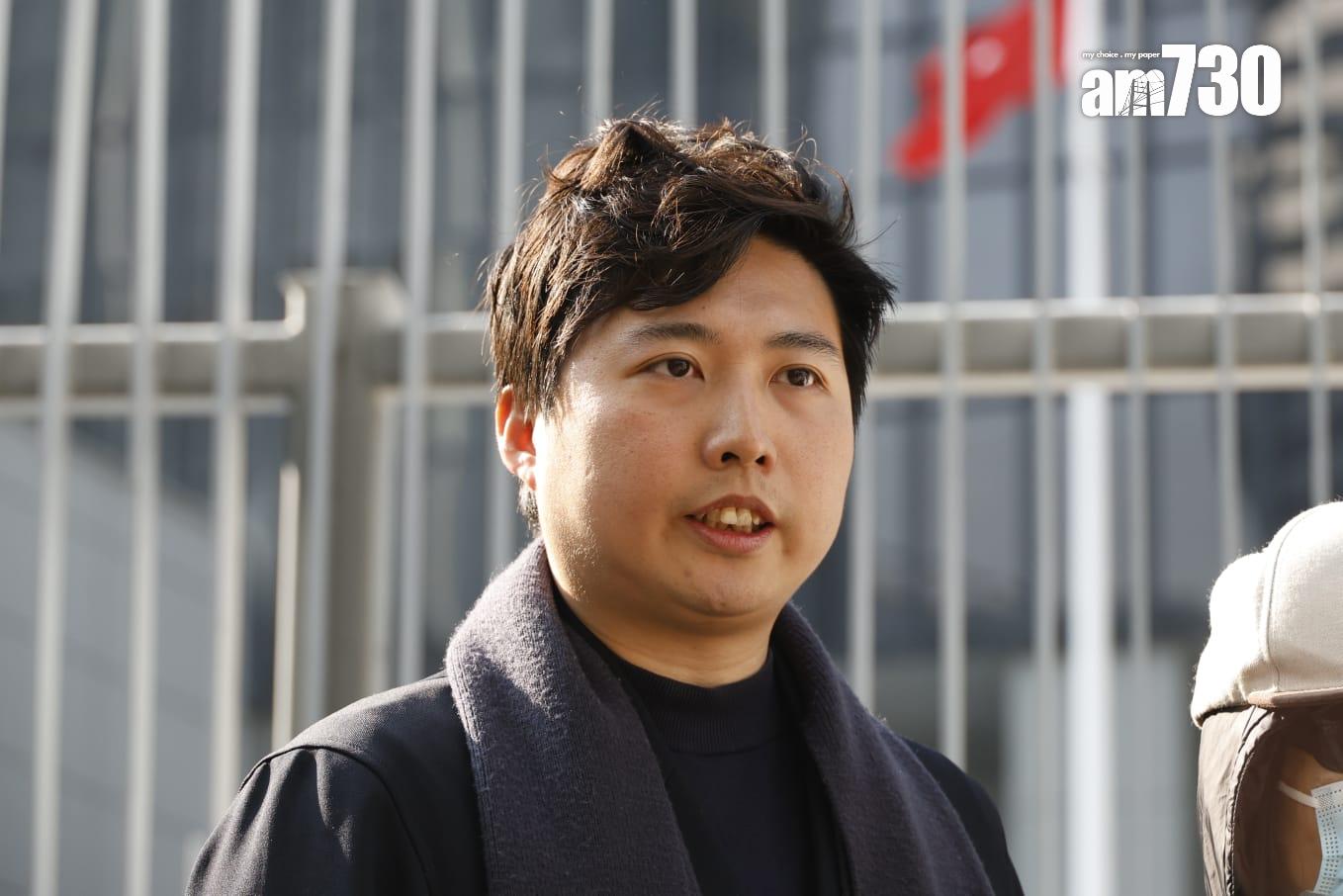 被禁錮在緬甸園區港人的家屬與前油尖旺區議會副主席余德寶,在政府總部與官員會面。(林俊源攝)