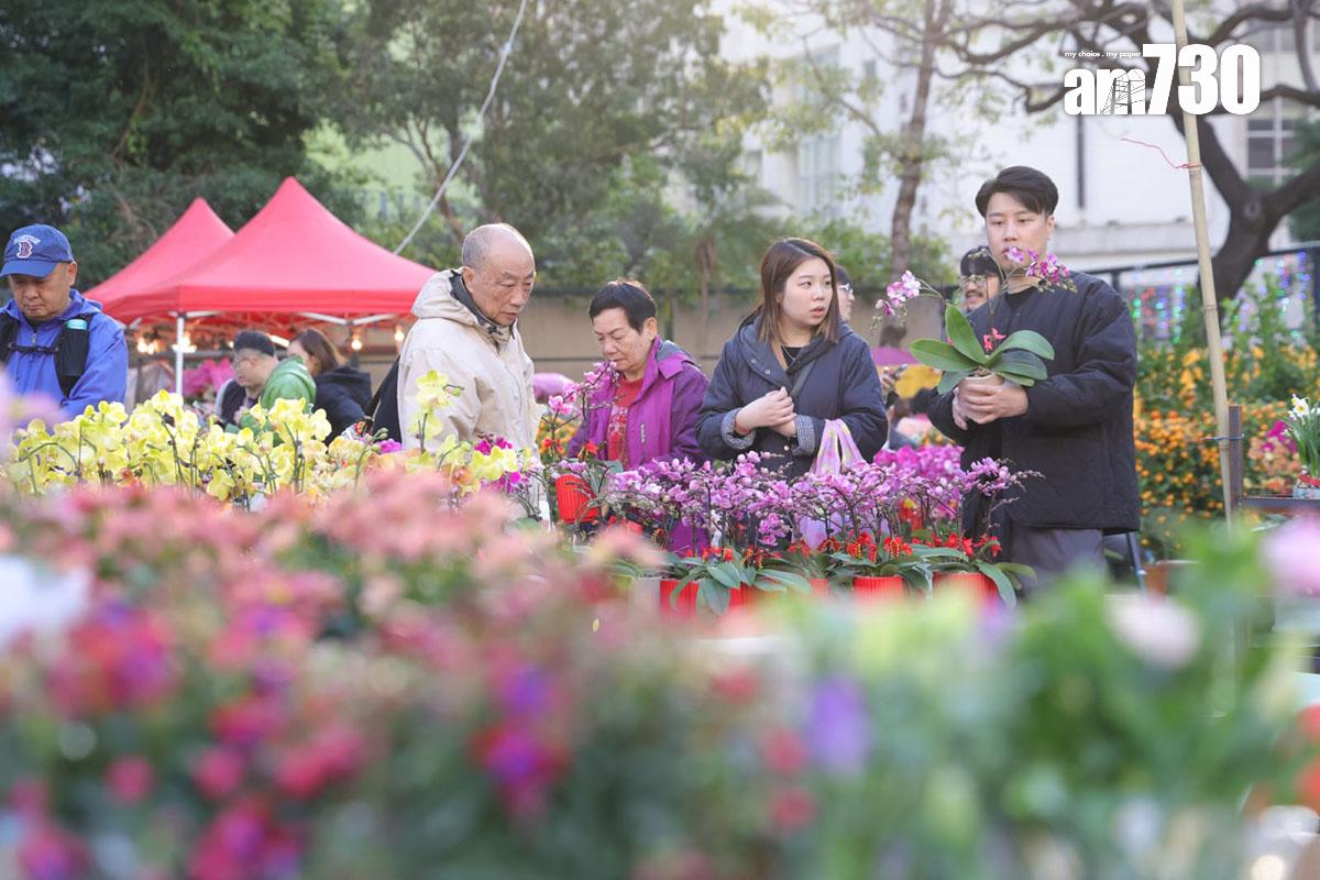 長沙灣年宵市場已經重開。(吳康琦攝)