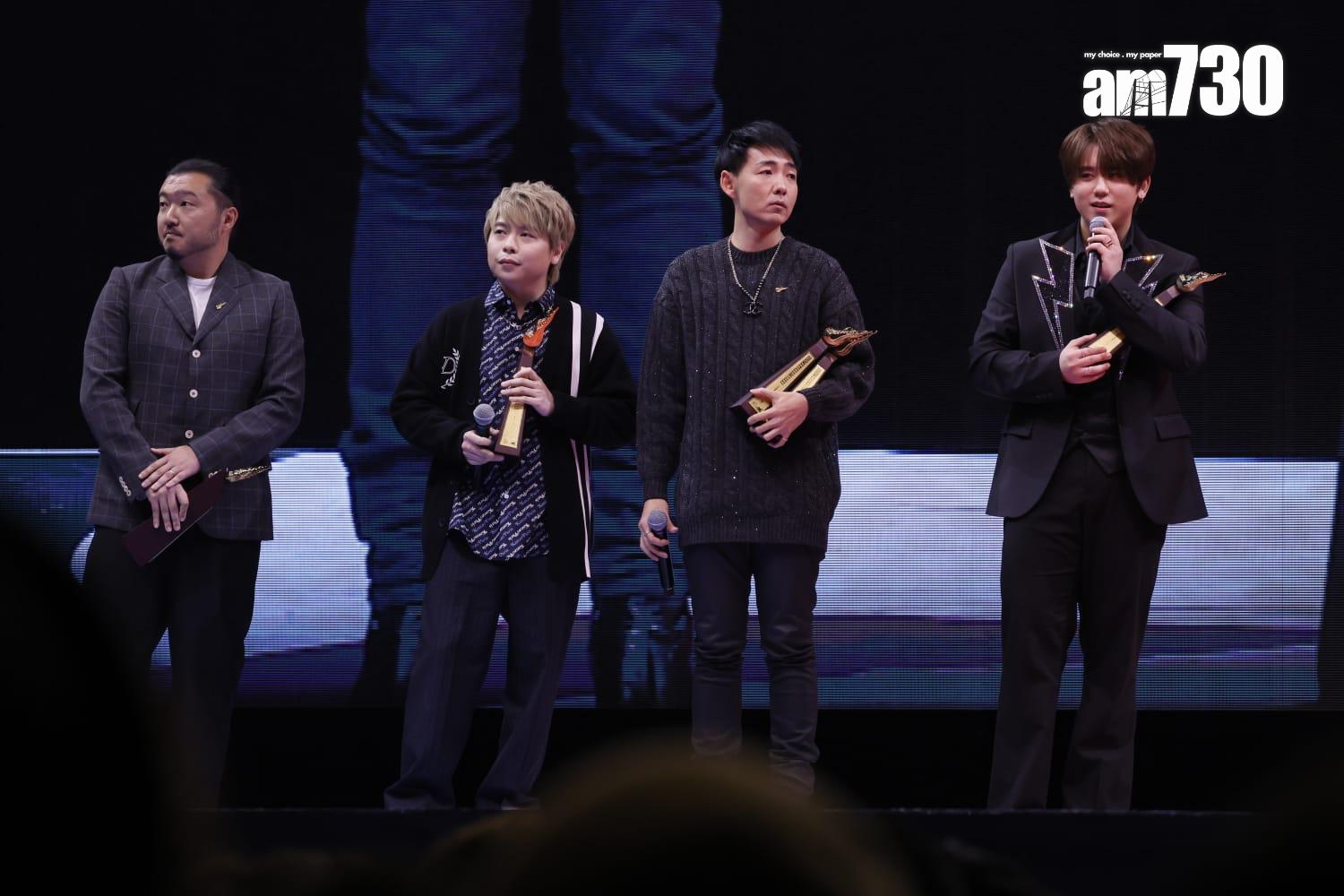 姜濤憑《好得太過份》第五度贏得我最喜愛的歌曲。 (蘇文傑攝)