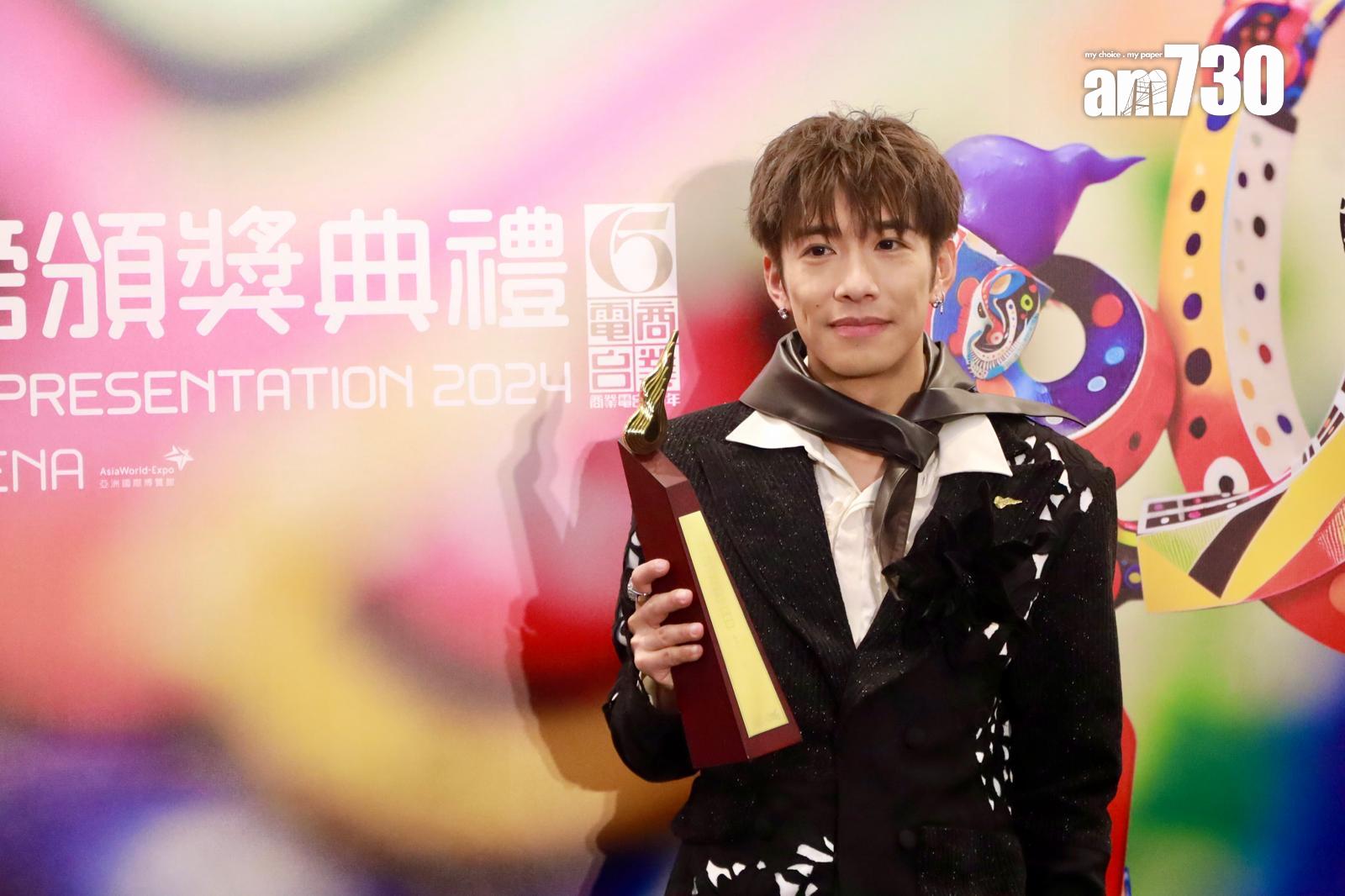 洪嘉豪自言很緊張,更緊張到胃痛。 (娛樂組攝)