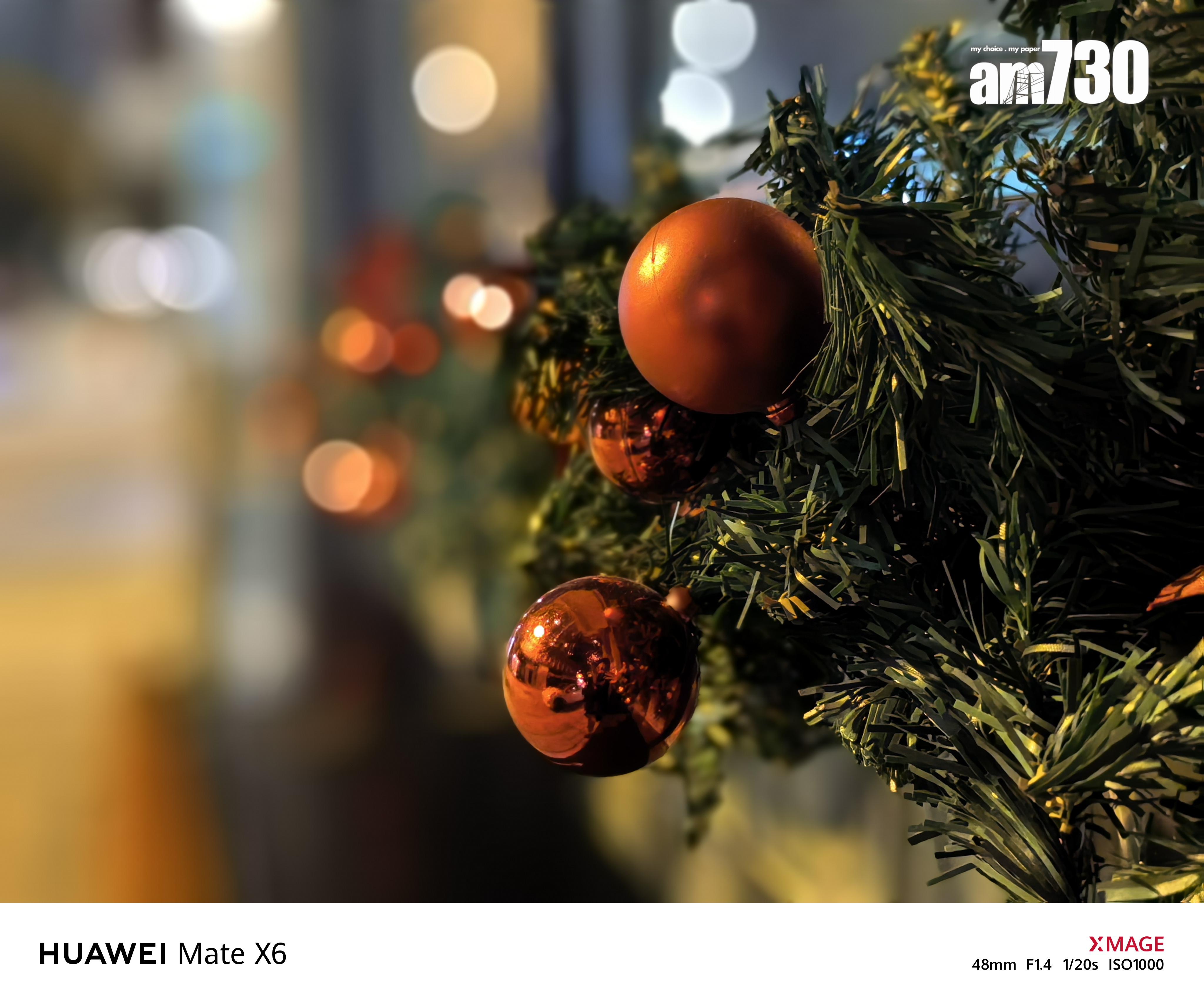 HUAWEI Mate X6試相大光圈模式。