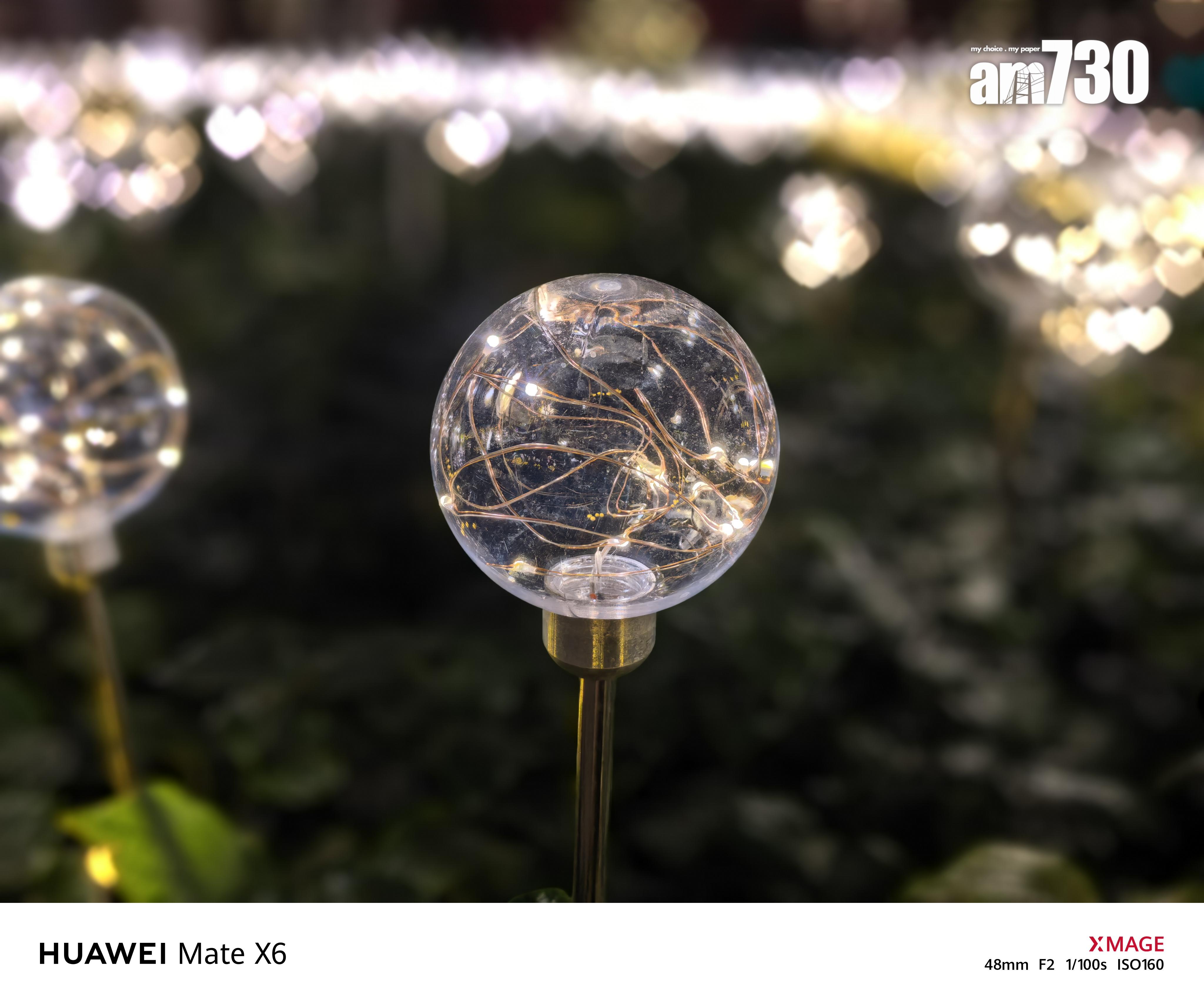 HUAWEI Mate X6試相心形濾鏡。