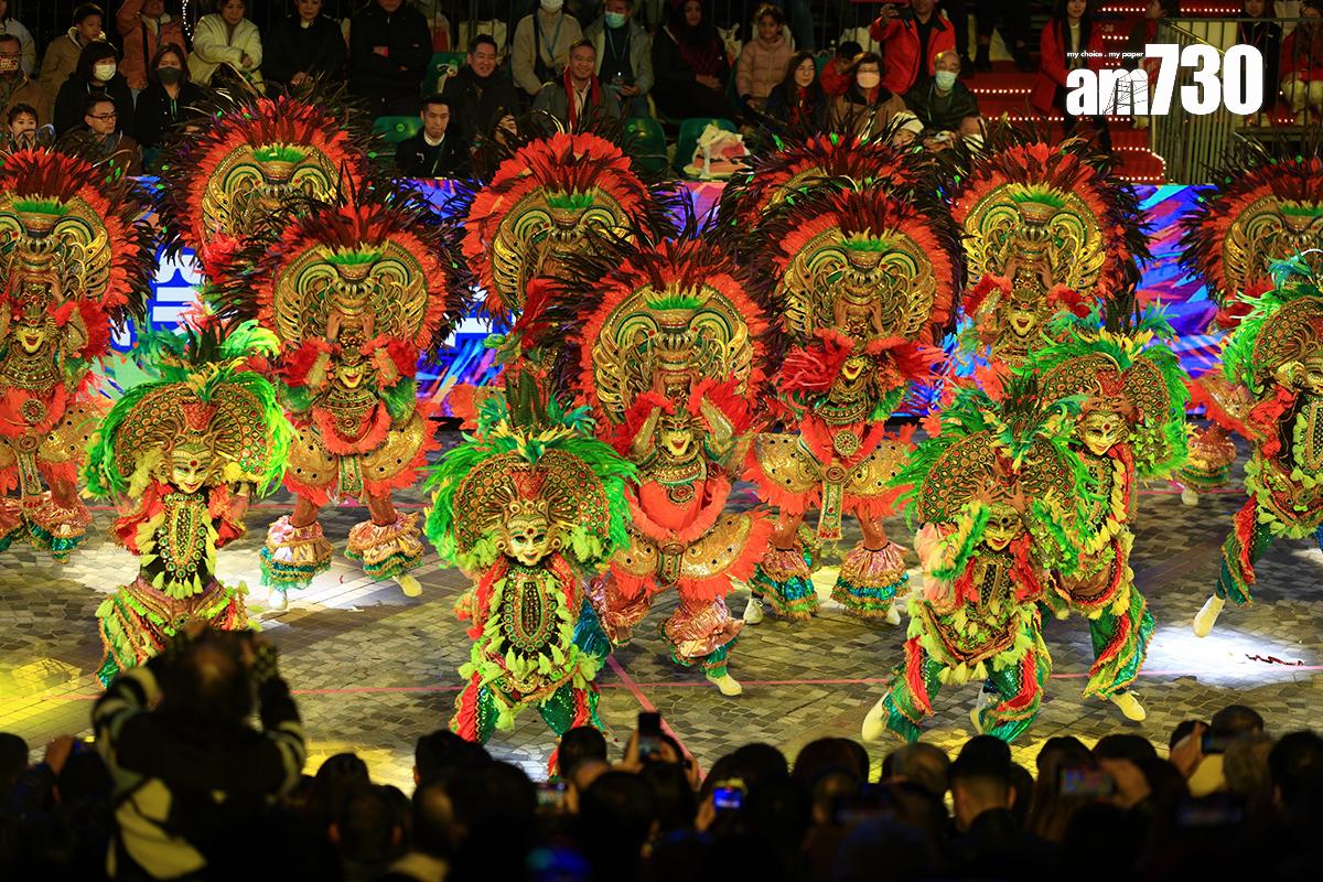 2024年的「新春國際匯演之夜」在尖沙咀上演。(資料圖片/中通社)