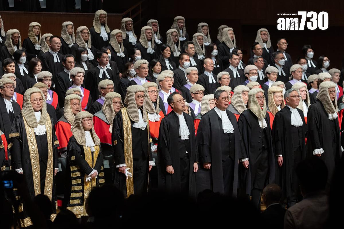 司法機構舉行新一個法律年度開啟典禮。(蘇文傑攝)