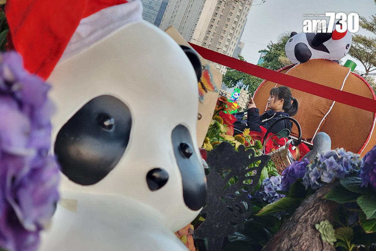 南區現時不乏與熊貓有關的「打卡」點。(鍾式明攝)
