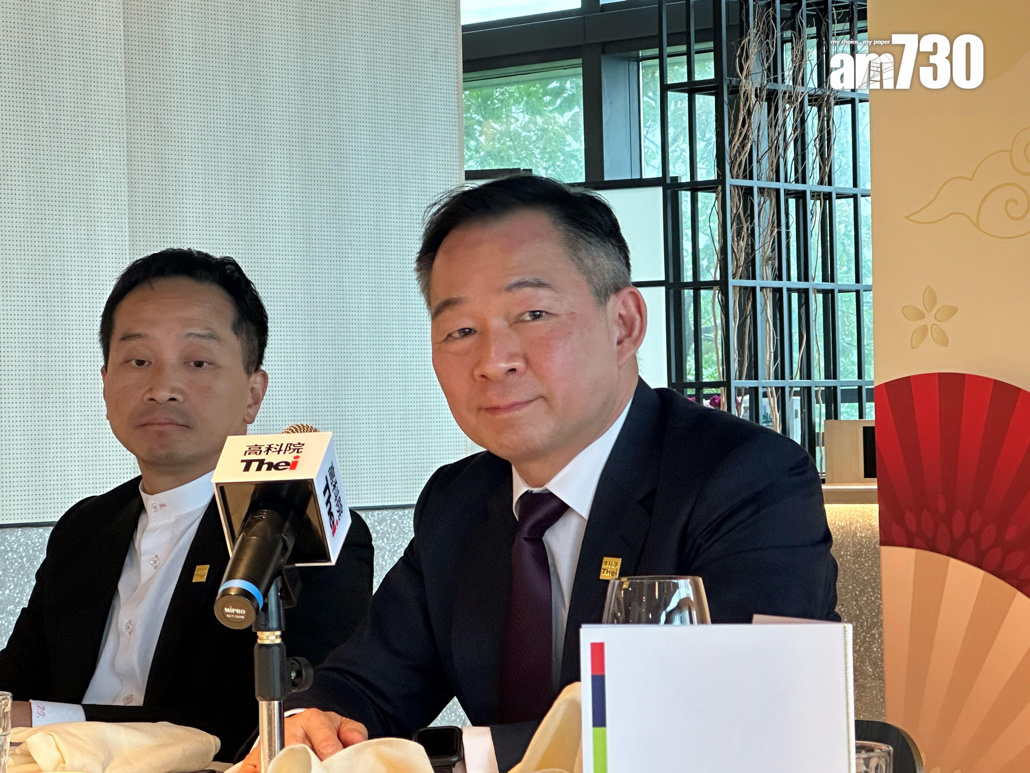 劉校長認為,提升畢業生在企業中的認受性才能更有效推廣應用科學的教育。(陳穎琳攝)