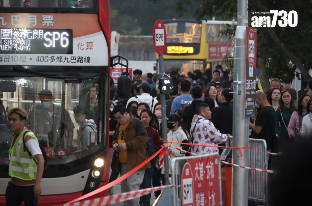 啟德體育園完成最後大型演練。(鍾式明攝)