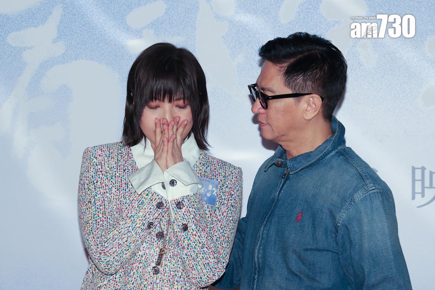 鍾雪瑩對「金像影后」一獎有信心,並謂已買定零食入場,因為怕時間長餓暈。(吳康琦攝)