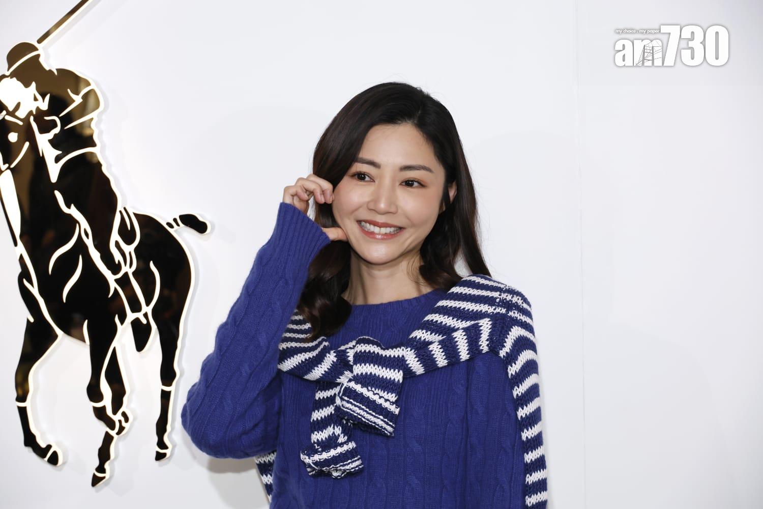 衛詩雅榮升周師奶後出街時竟被叫錯陳太。 (林俊源攝)