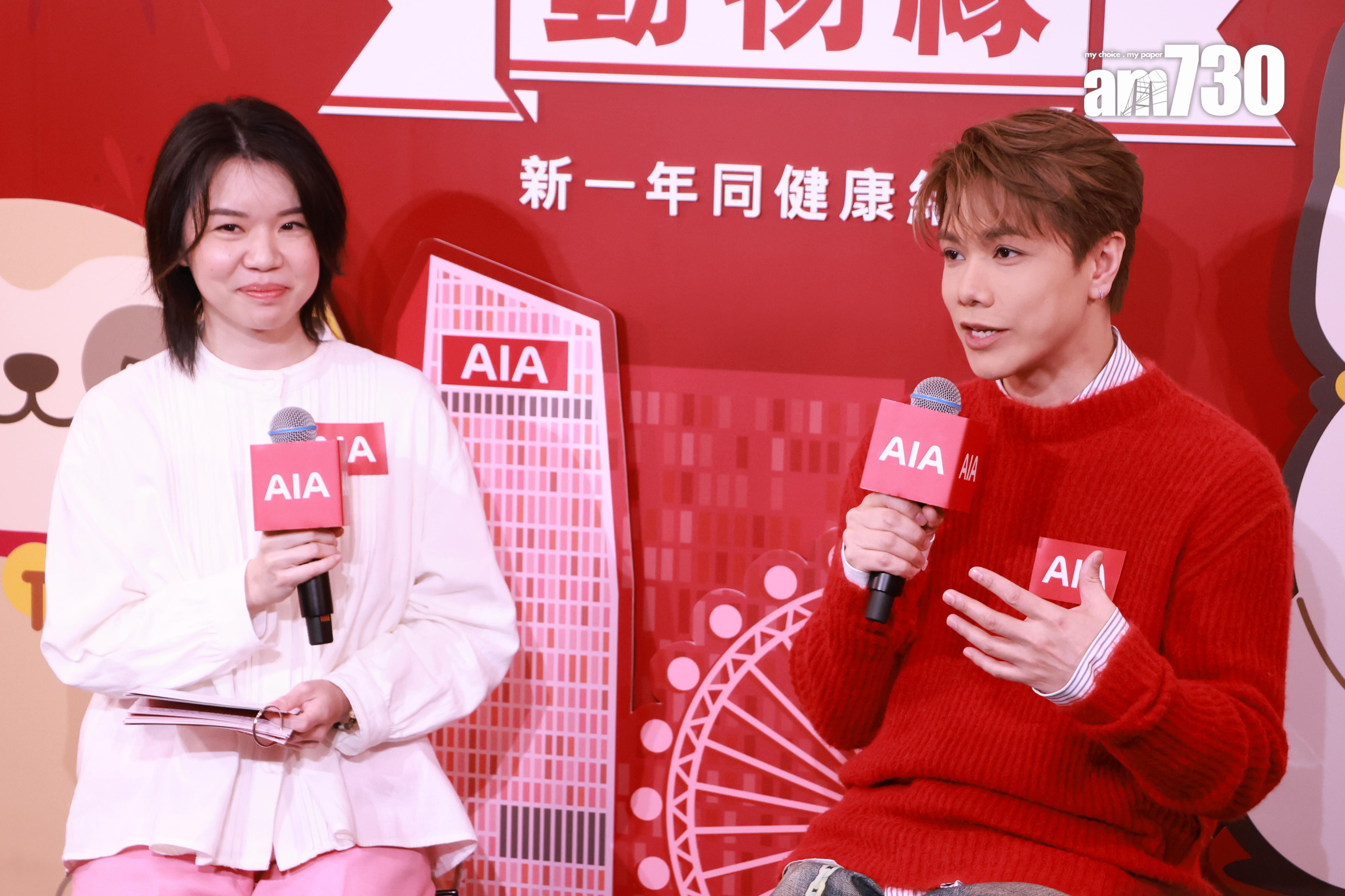 張敬軒今日現身,分享保持對再想健康的心得。 (娛樂組攝)