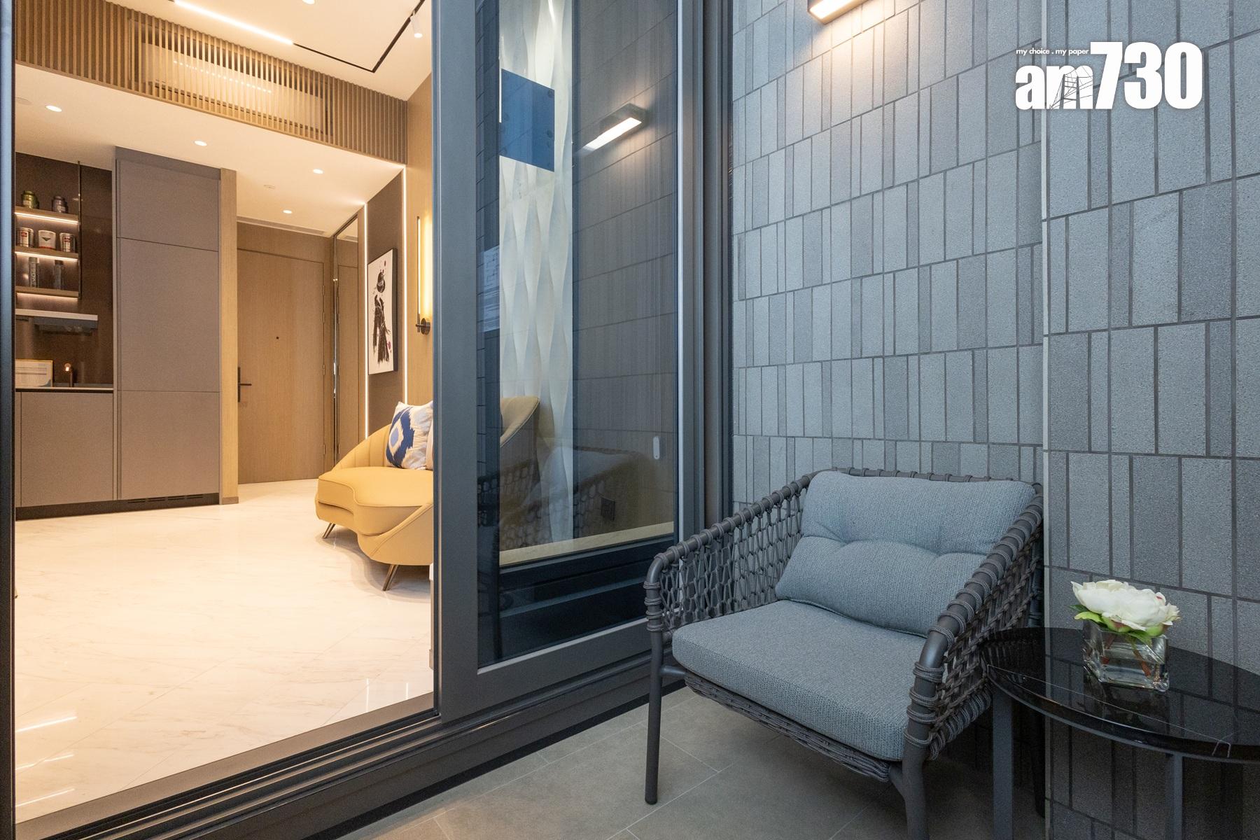 朗天峰示範單位|403呎兩房開放式廚房戶 特高樓底釋放空間感(多圖有片)|元朗新盤