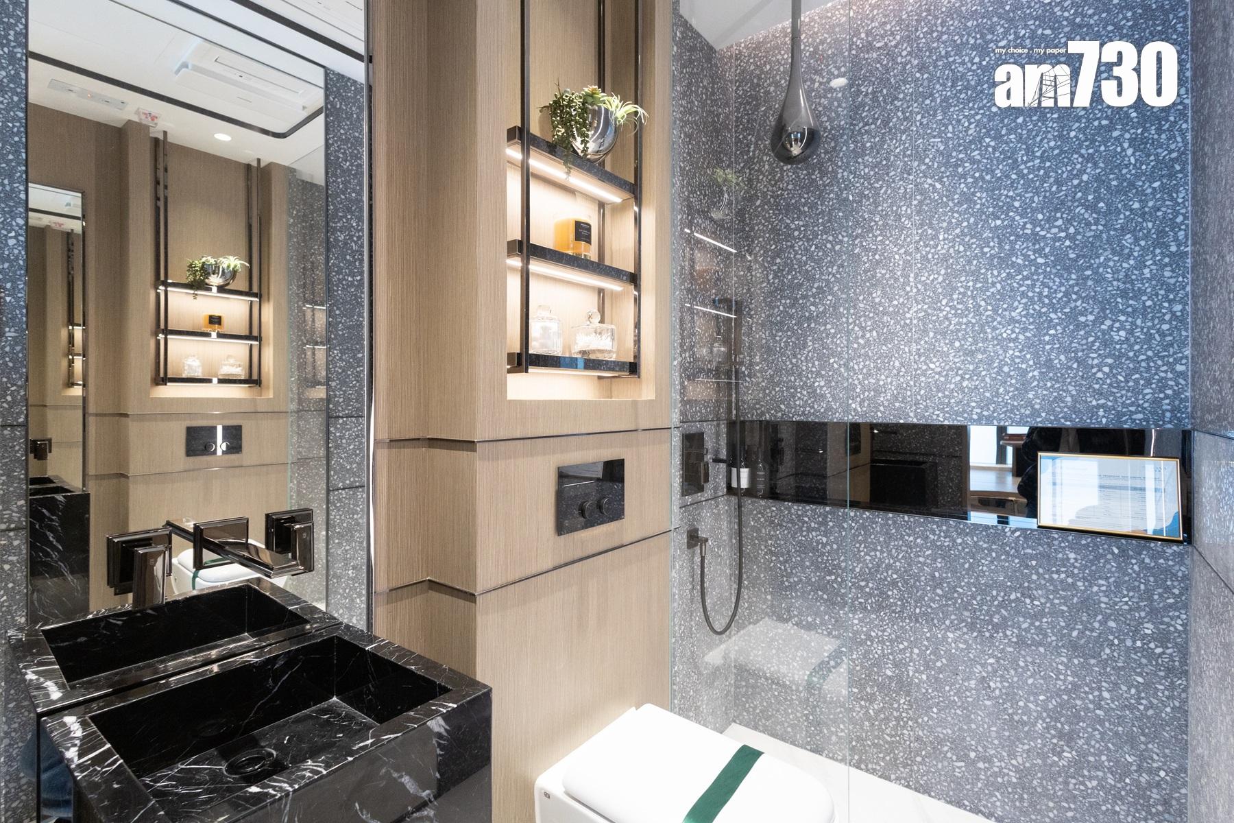 朗天峰示範單位|403呎兩房開放式廚房戶 特高樓底釋放空間感(多圖有片)|元朗新盤