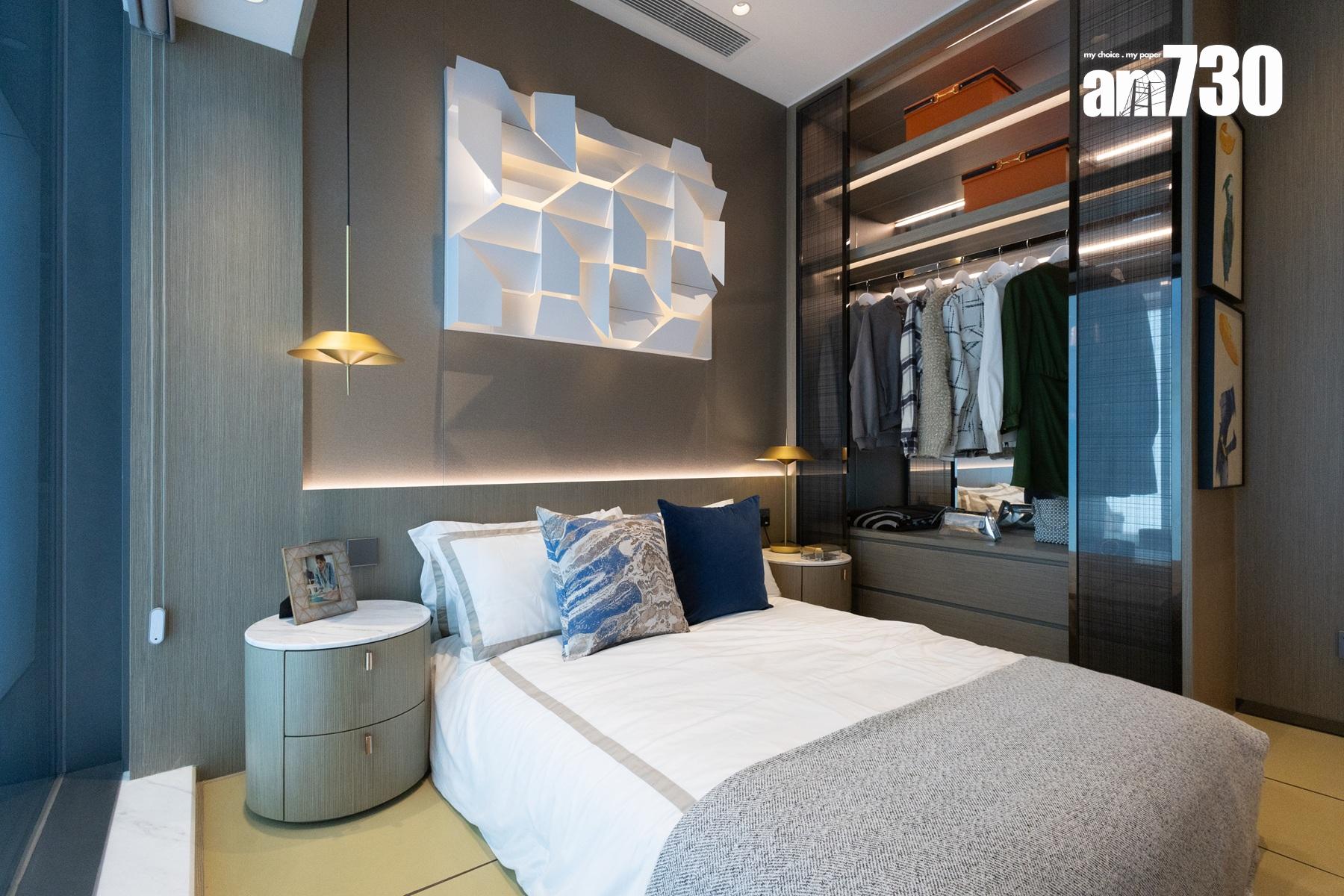 朗天峰示範單位|403呎兩房開放式廚房戶 特高樓底釋放空間感(多圖有片)|元朗新盤