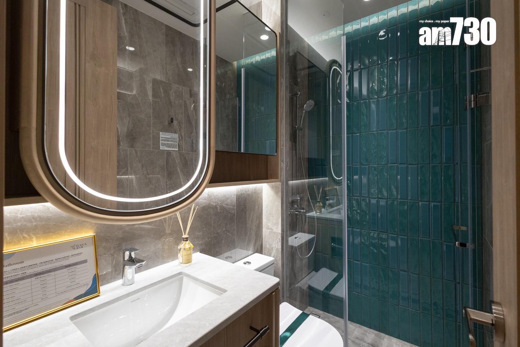 朗天峰示範單位|403呎兩房開放式廚房戶 特高樓底釋放空間感(多圖有片)|元朗新盤