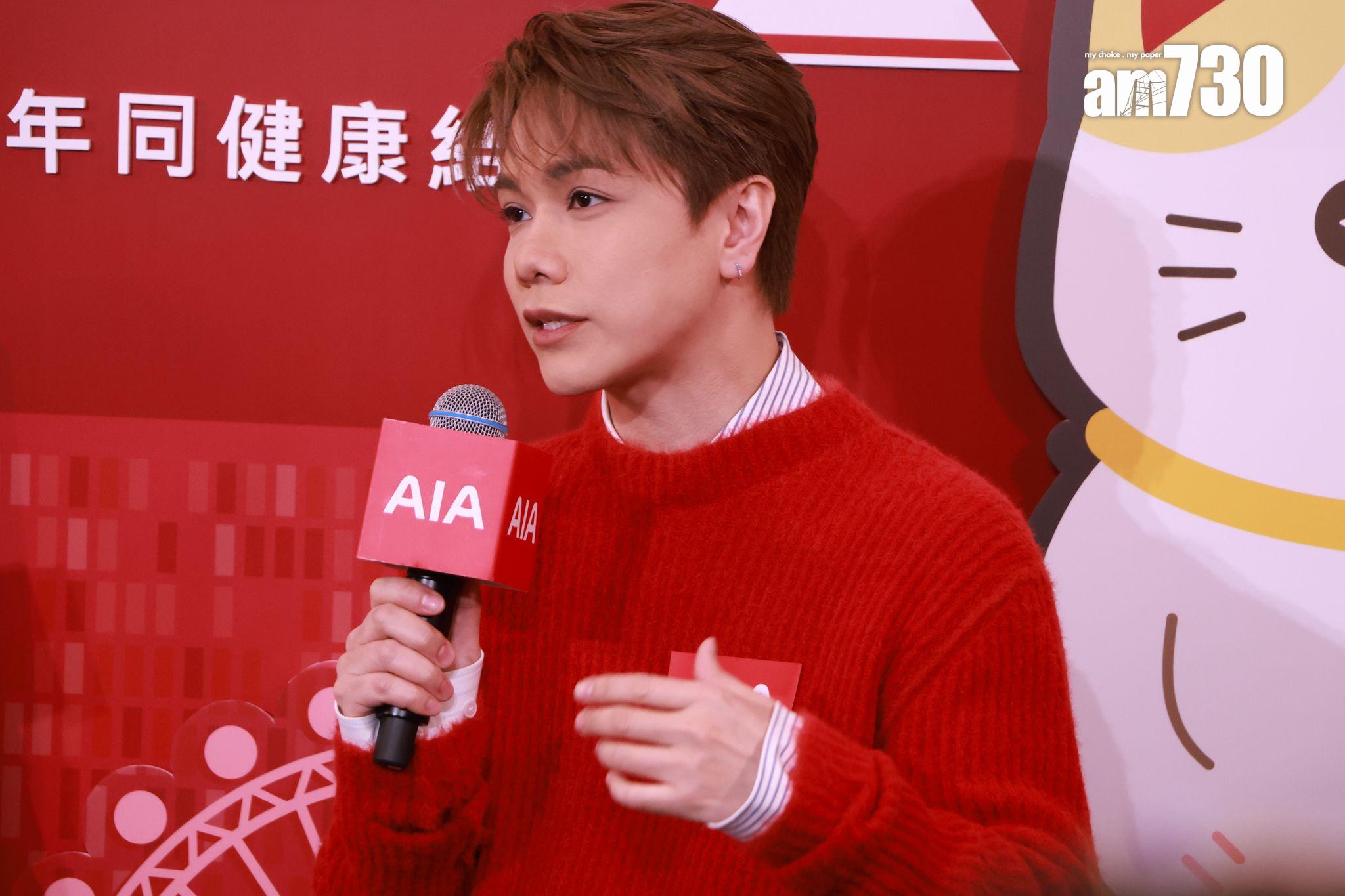 張敬軒今日現身,分享保持對再想健康的心得。 (娛樂組攝)