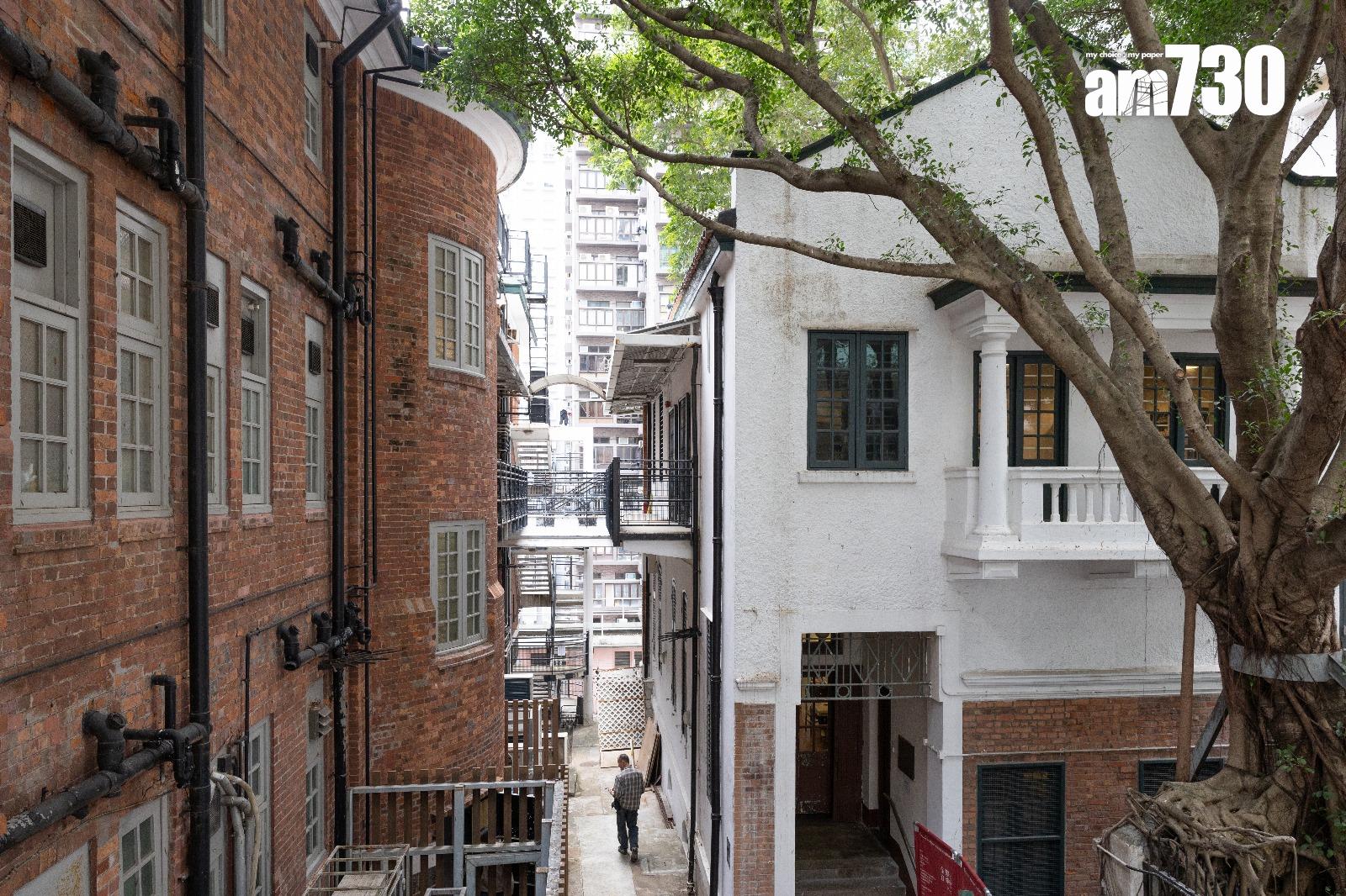 毗鄰的西營盤香港文化古蹟資源中是前西約方便所及西約公立醫局,曾照顧包括鼠疫等病人(蘇文傑攝)