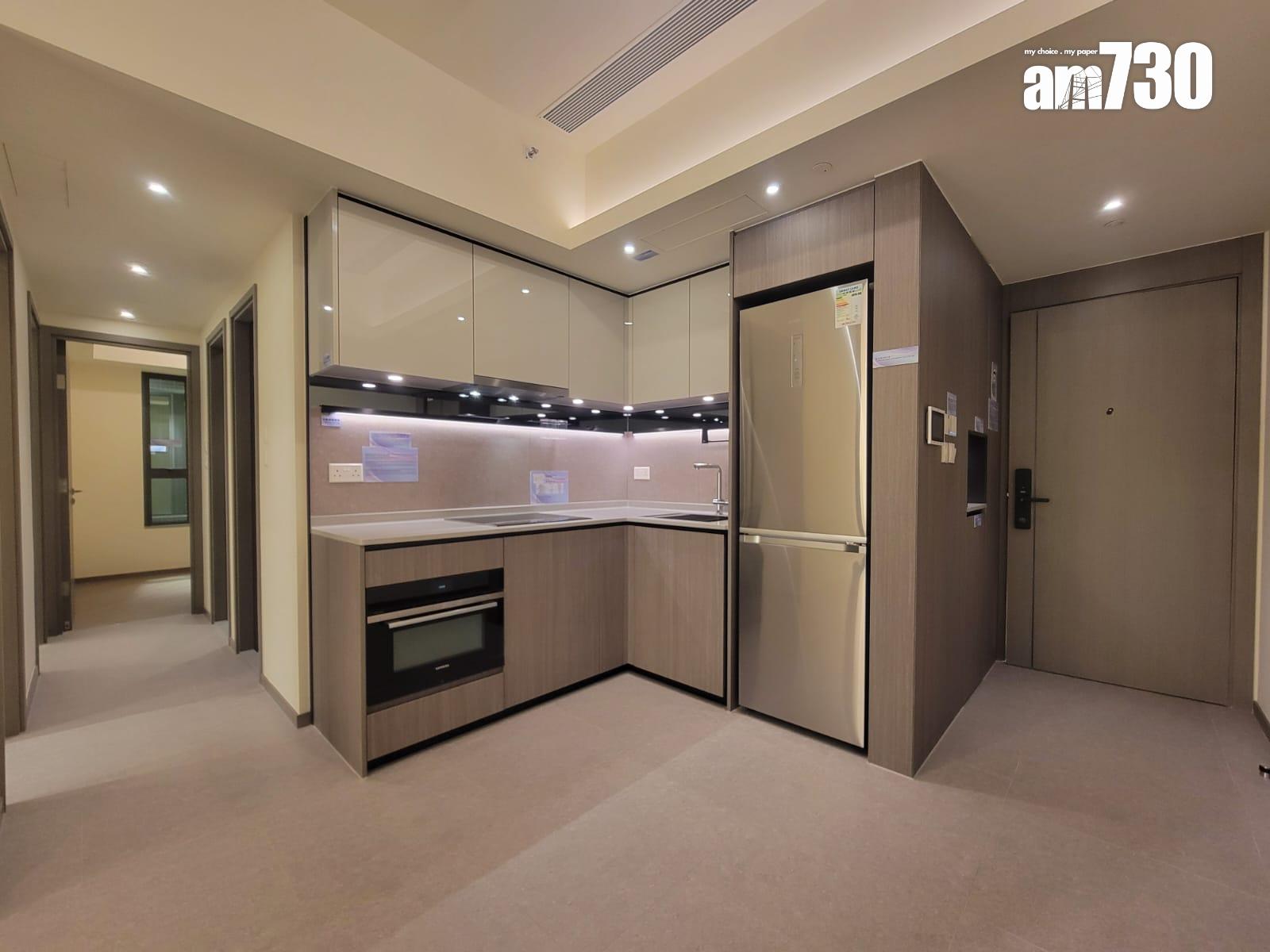 YOHO WEST PARKSIDE示範單位|兩房及三房開放式廚房戶 無走廊設計節省空間(多圖有片)|天水圍新盤