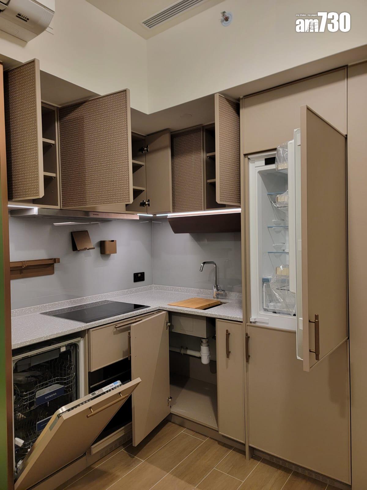 皇都示範單位|509呎兩房連儲物室間隔實用 配嵌入式洗碗碟機(多圖有片)|北角新盤