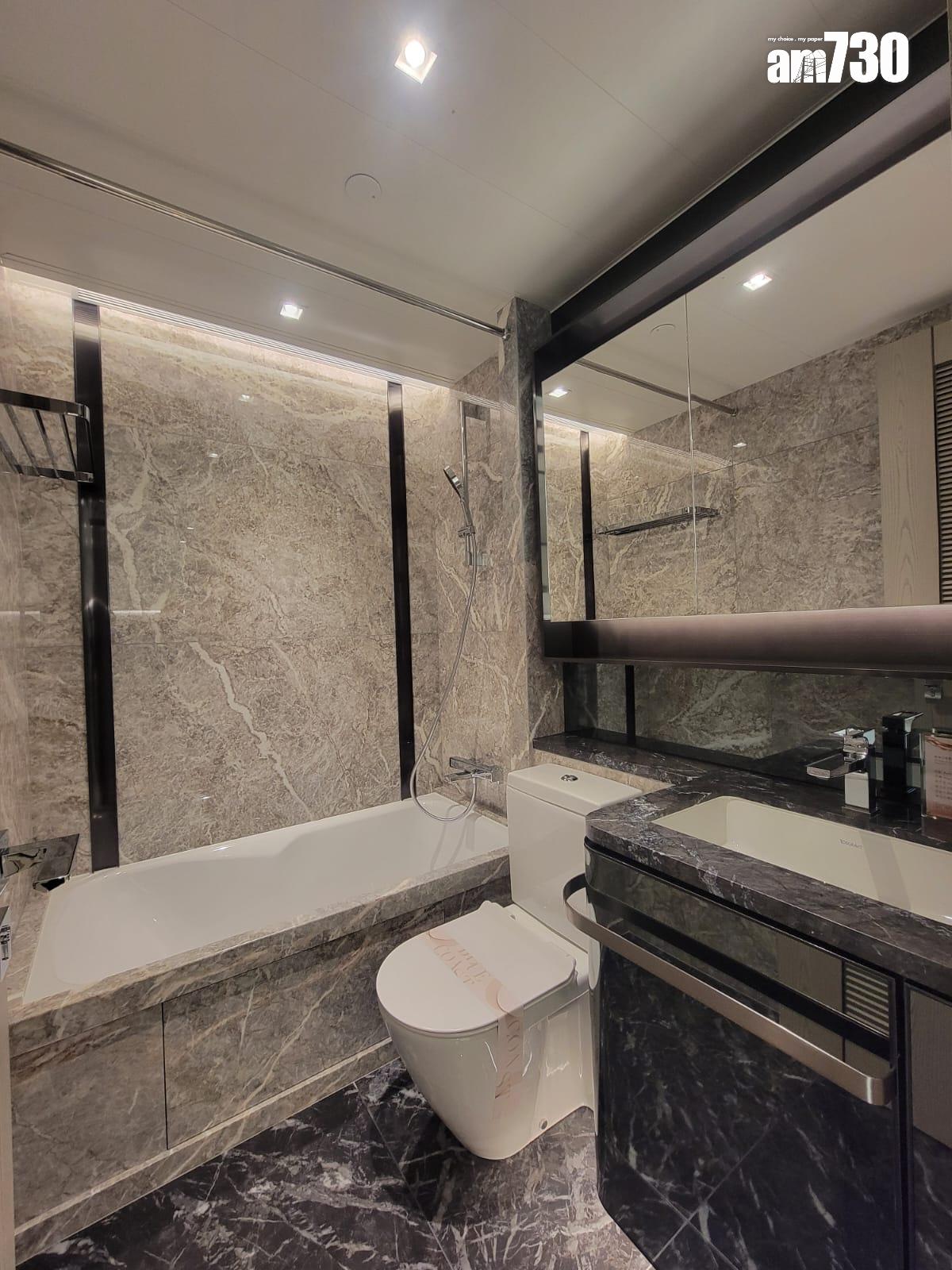 Blue Coast II示範單位|446呎兩房 客飯廳最闊約10呎 房間預留衣櫃位(多圖有片)|黃竹坑新盤