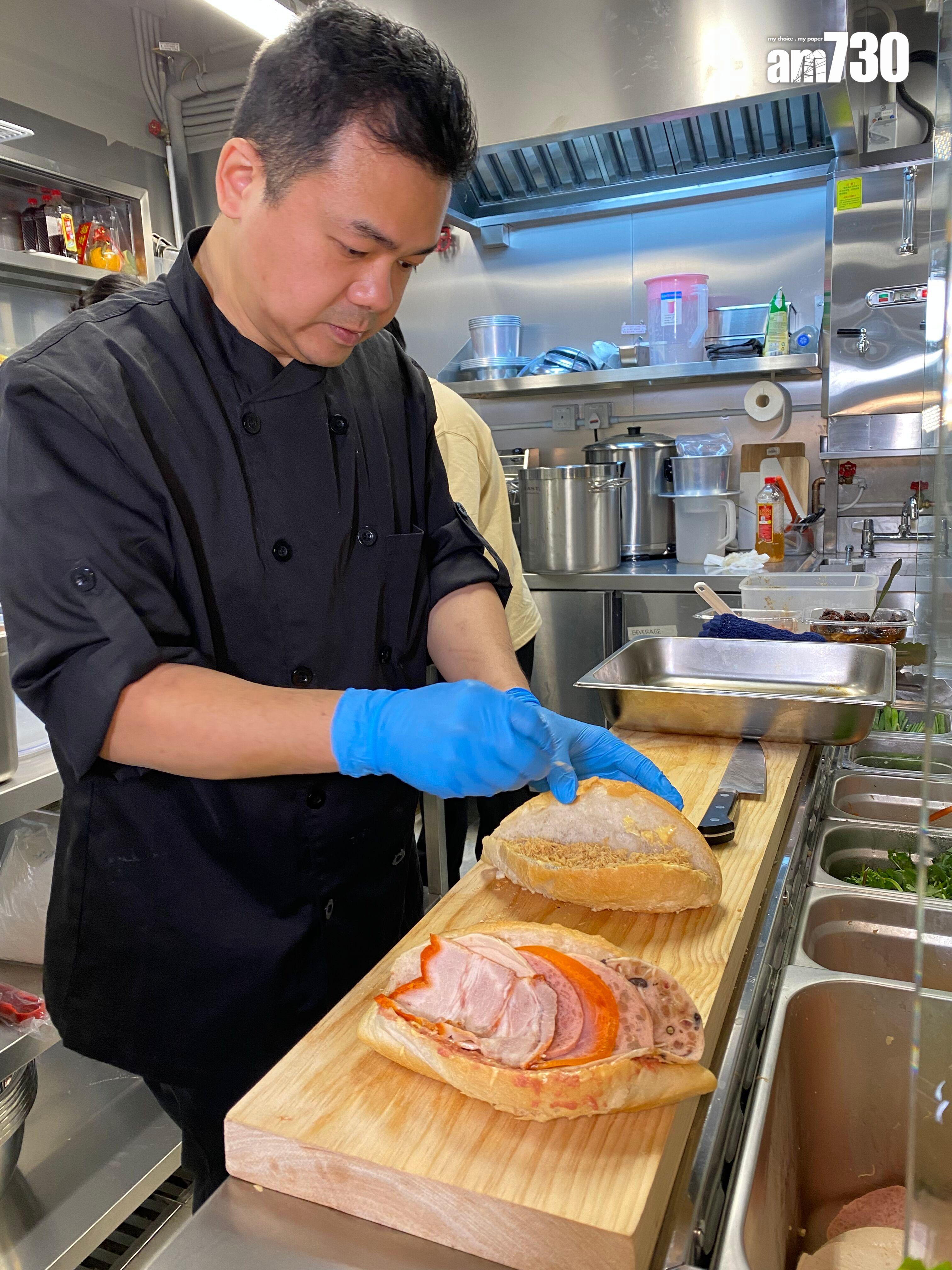 每款法包即叫即製,須等幾分鐘。