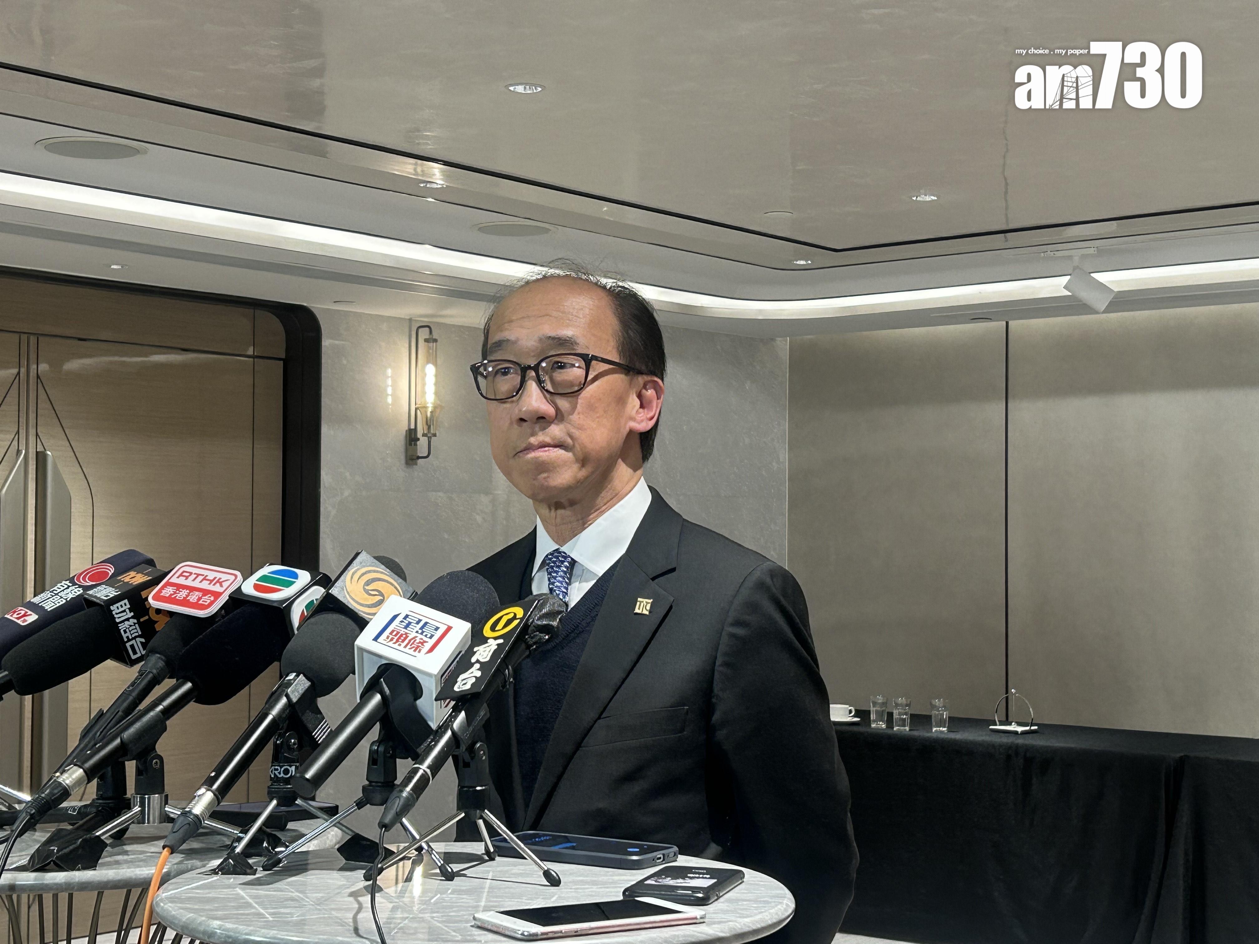 旅議會主席譚光舜。(朱慧恩攝)