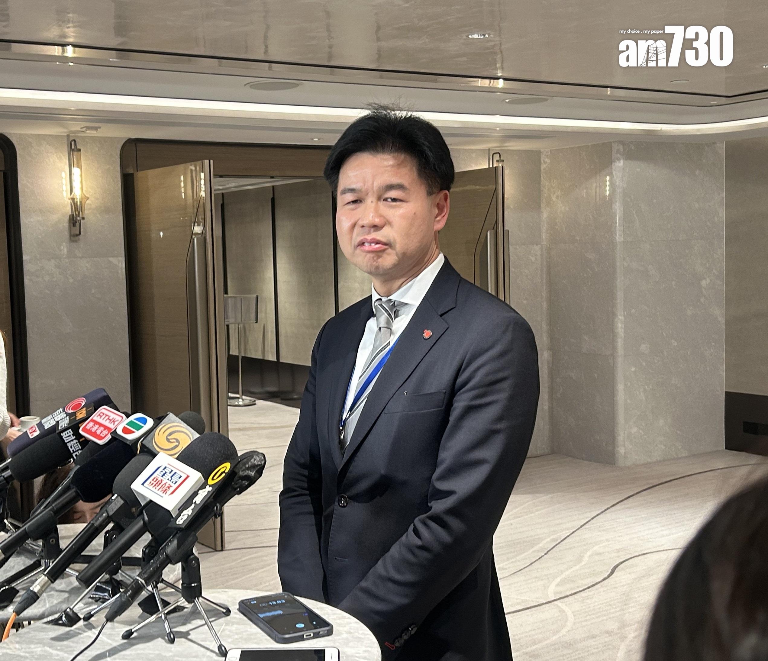 香港律師會會長湯文龍。(朱慧恩攝)