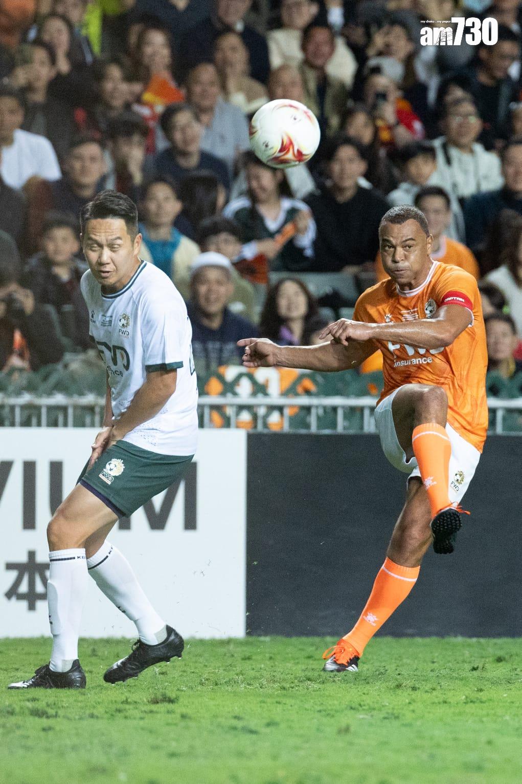 世界明星隊的卡富。(蘇文傑攝)