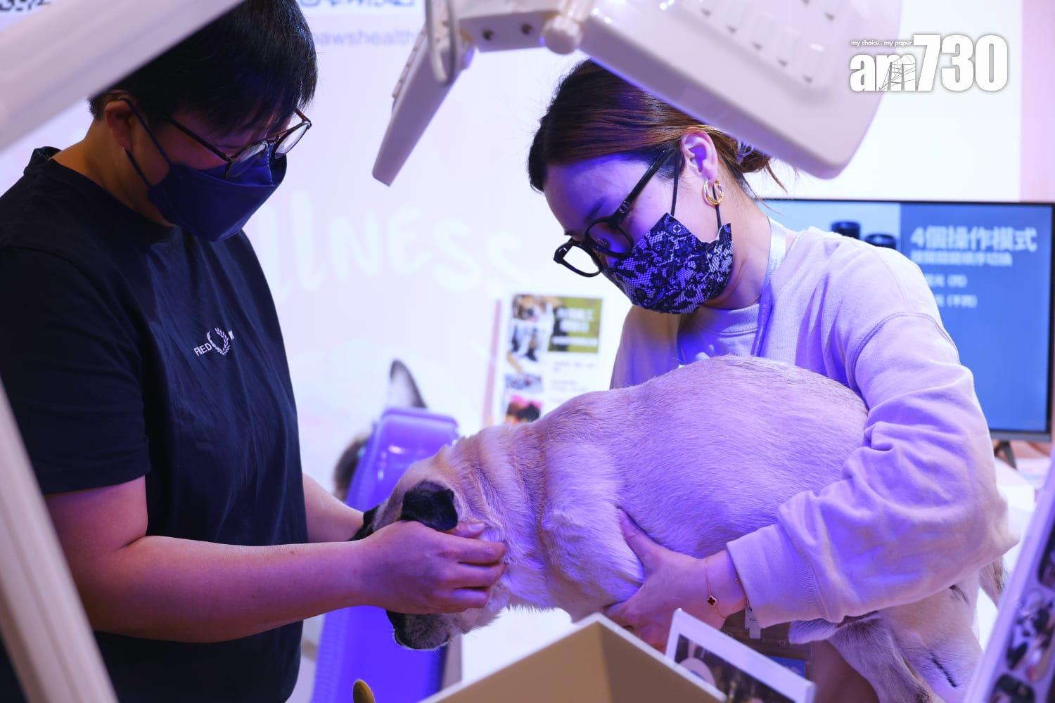 博覽設有各種寵物主題的展區及多項精彩活動。(林俊源攝)