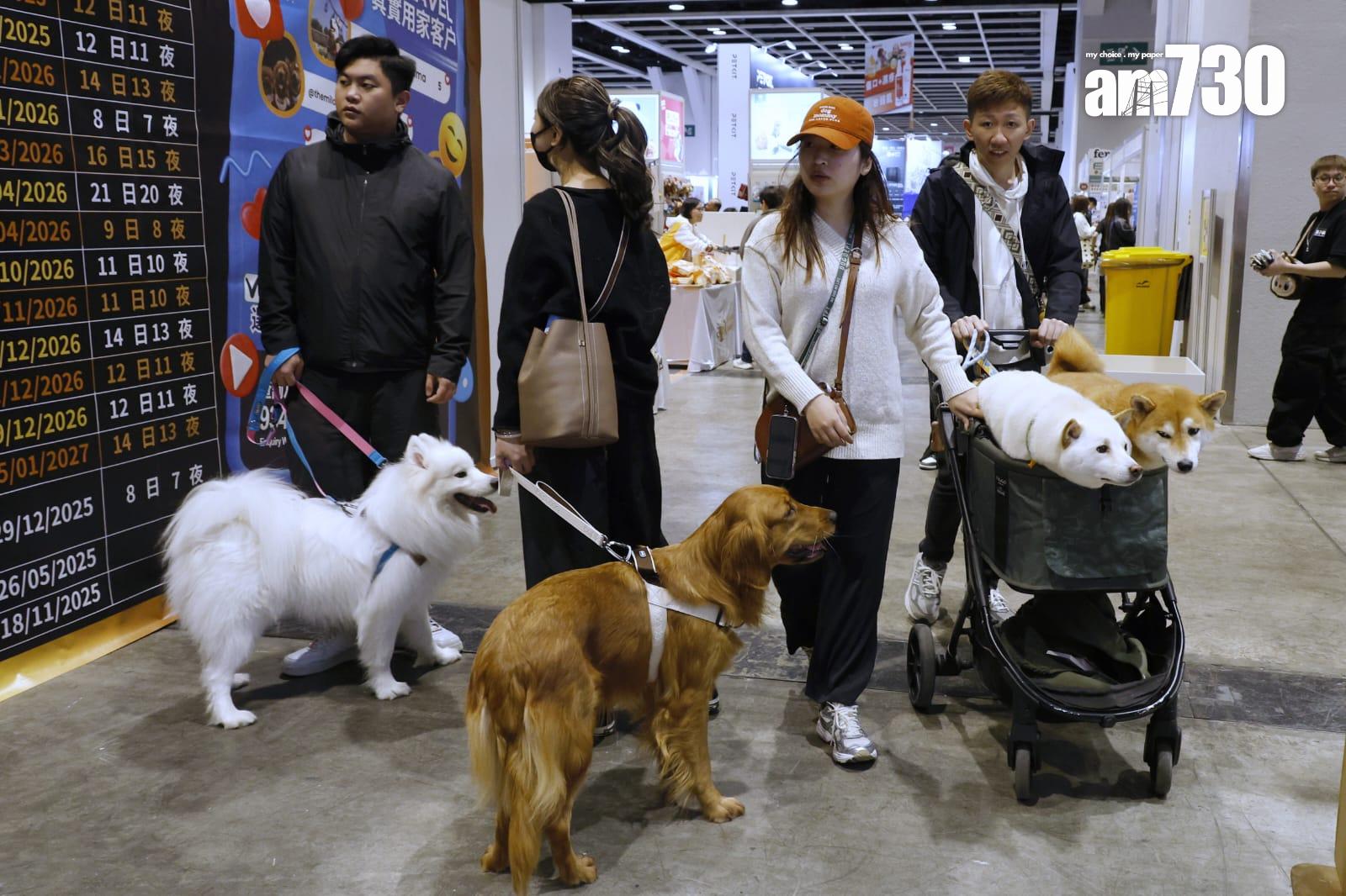 博覽設有各種寵物主題的展區及多項精彩活動。(林俊源攝)
