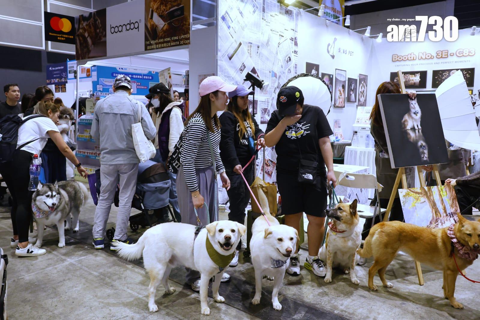 博覽設有各種寵物主題的展區及多項精彩活動。(林俊源攝)