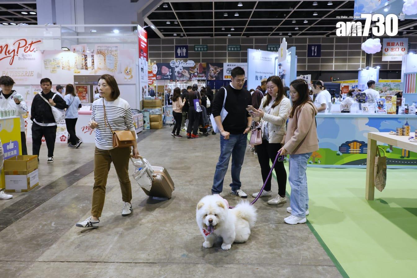 博覽設有各種寵物主題的展區及多項精彩活動。(林俊源攝)