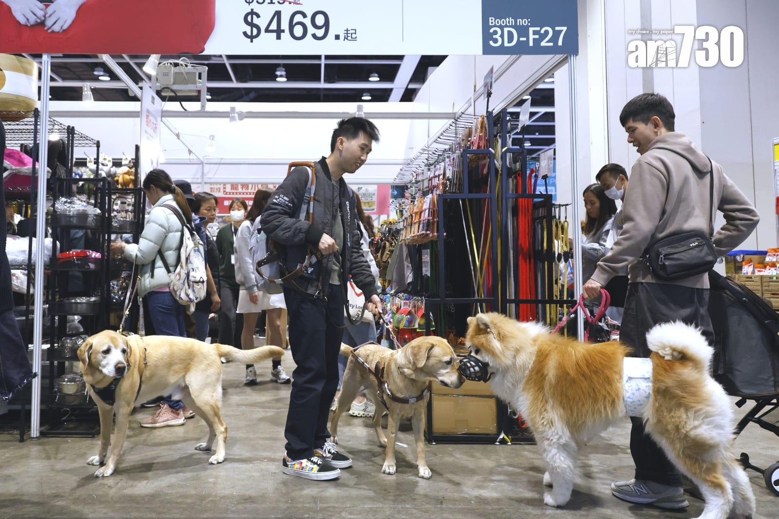 博覽設有各種寵物主題的展區及多項精彩活動。(林俊源攝)