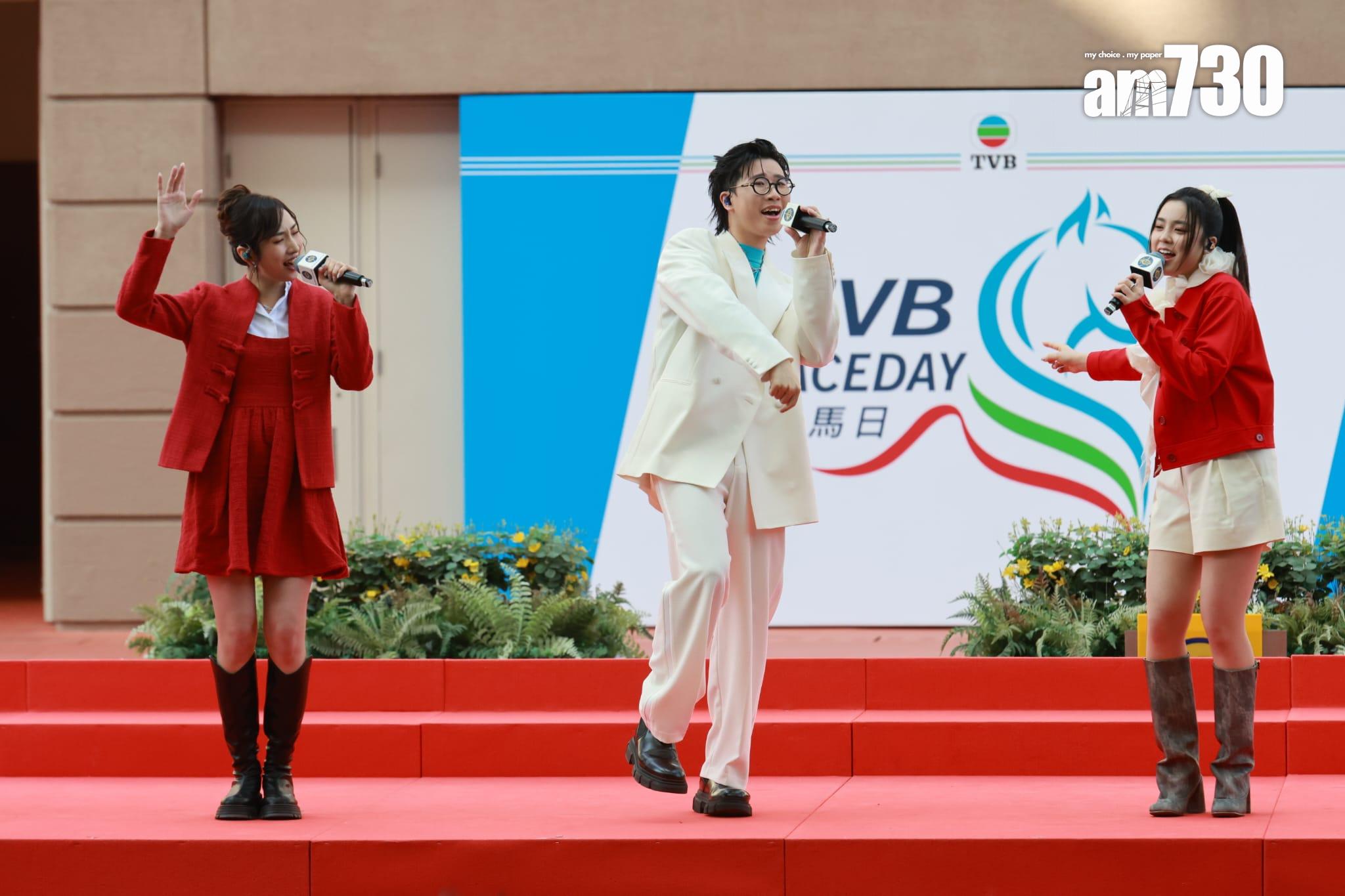 林智樂獲姚焯菲、鍾柔美讚有跳舞天份。(羅錦鴻攝)