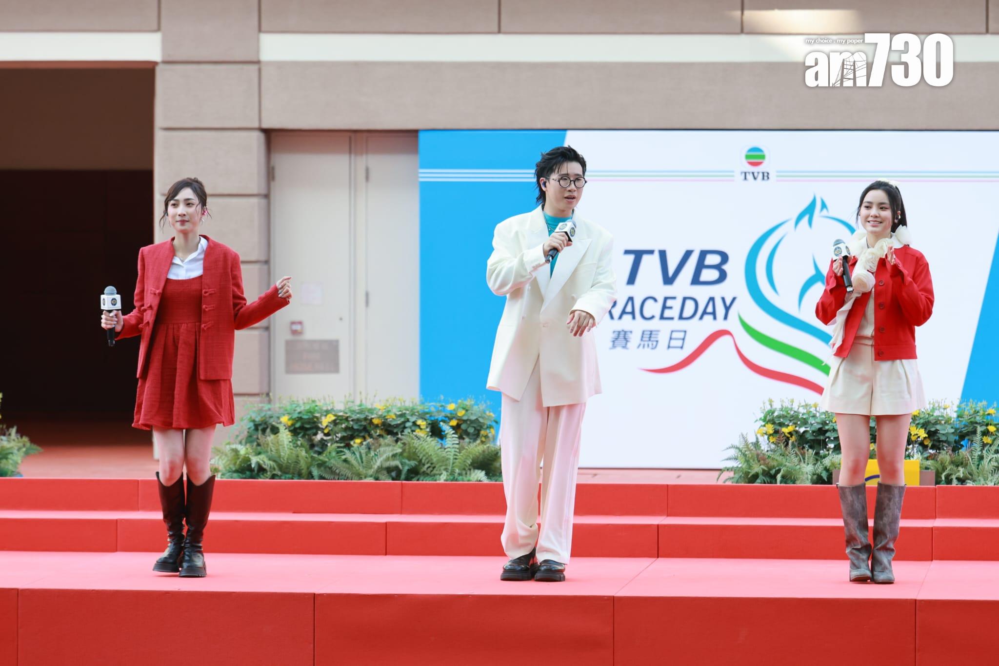 林智樂獲姚焯菲、鍾柔美讚有跳舞天份。(羅錦鴻攝)