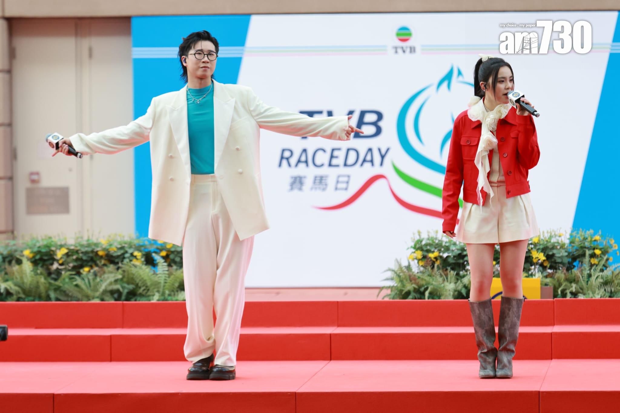 林智樂獲姚焯菲、鍾柔美讚有跳舞天份。(羅錦鴻攝)