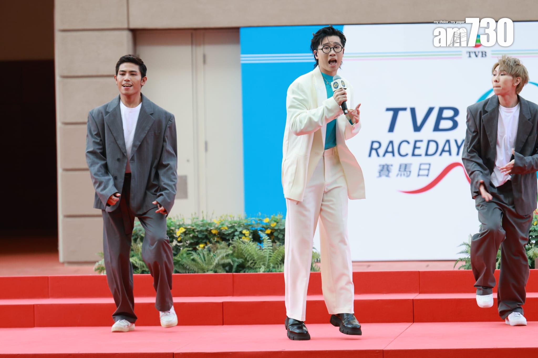 林智樂獲姚焯菲、鍾柔美讚有跳舞天份。(羅錦鴻攝)