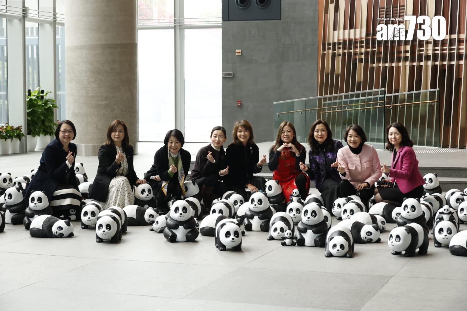 文化體育及旅遊局長羅淑佩同多位立法會議員出席開幕禮。(林俊源攝)