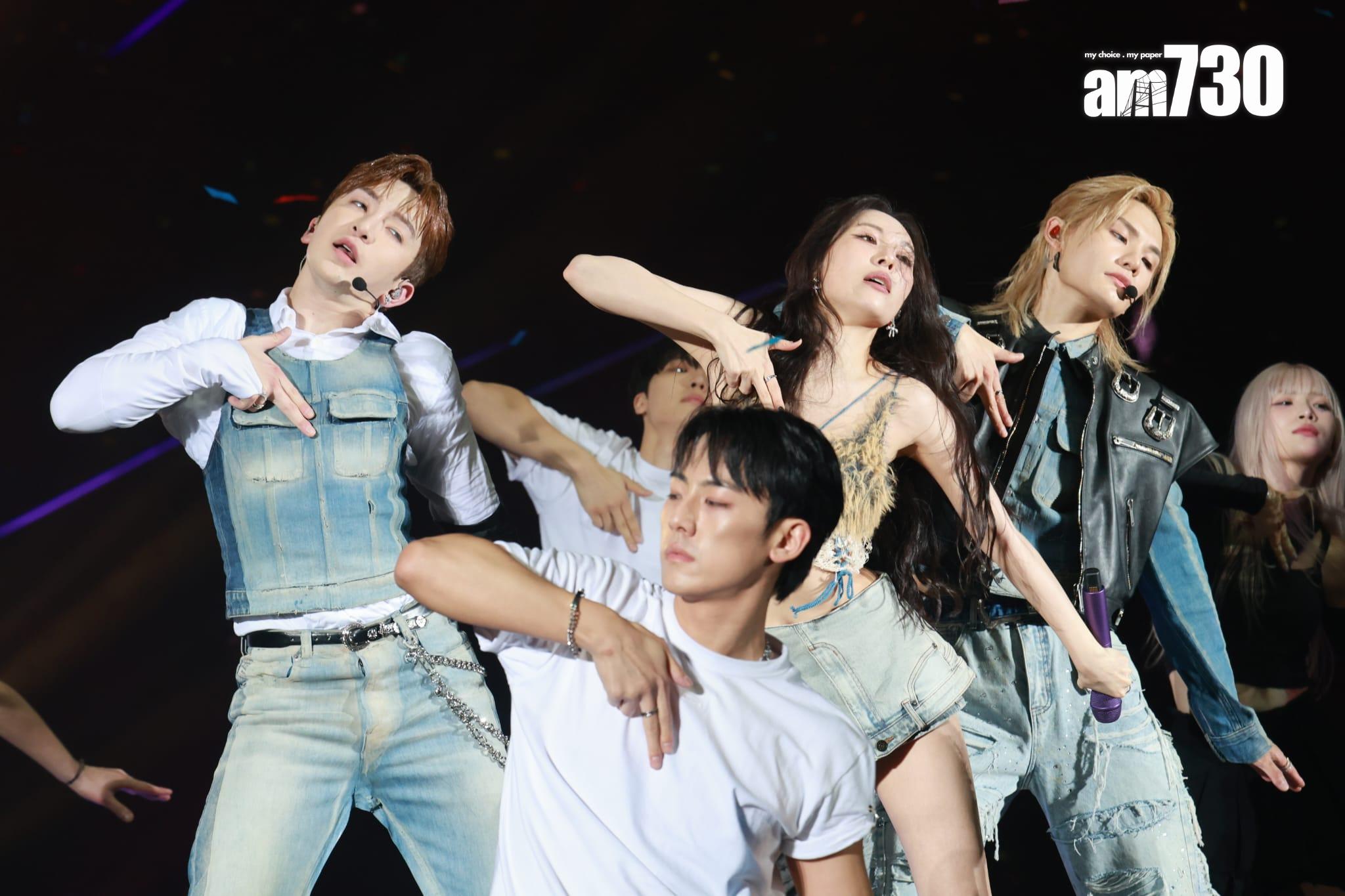 《Katch the Pop SUNMI x ANSON LO x JEREMY》音樂會。(羅錦鴻攝)