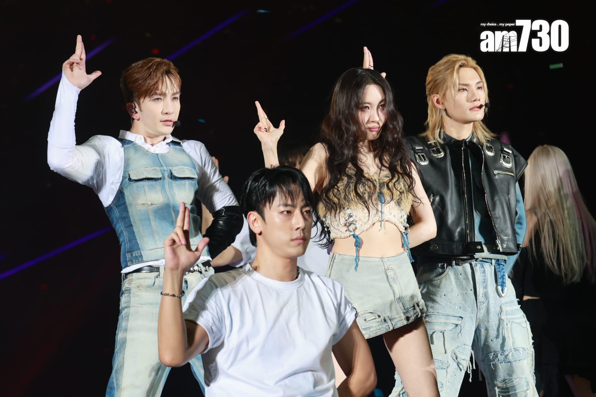 《Katch the Pop SUNMI x ANSON LO x JEREMY》音樂會。(羅錦鴻攝)