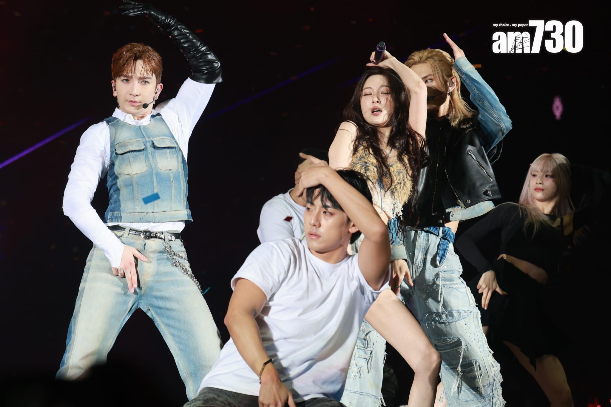 《Katch the Pop SUNMI x ANSON LO x JEREMY》音樂會。(羅錦鴻攝)